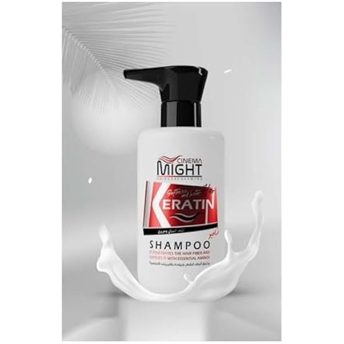 Shampoo with keratin extract for smooth and silky hair. It penetrates the hair fibers and nourishes them with essential nutrients. 400 ml. - Image 1
